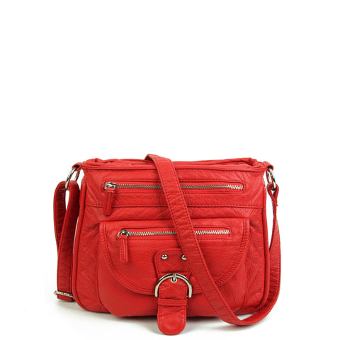 The Lorie Crossbody - Red - Ampere Creations