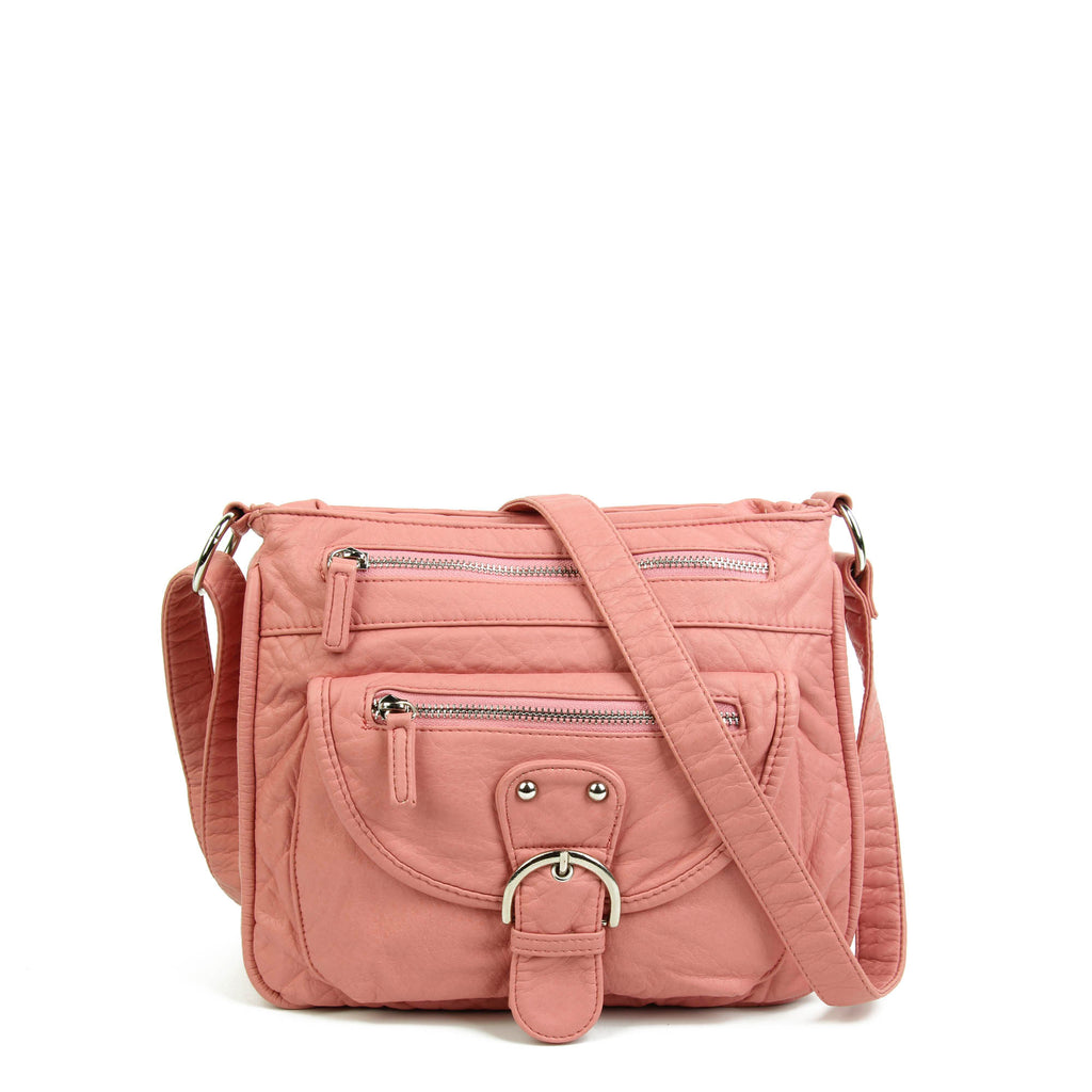 The Lorie Crossbody - Rose Pink - Ampere Creations