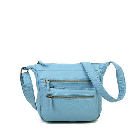 The Elsa Crossbody - Baby Blue - Ampere Creations