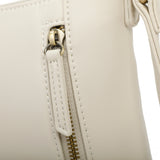 Daisy Biodegradable Vegan Leather Single Zip Classic Bag - Cream