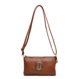 The Janey Jane Wallet Crossbody - Brown