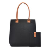 The Luna Felt Tote Organizer with additional pouch bag - Spring Clearance | 6 Colors