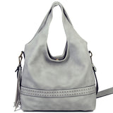 The Amia Hobo - Light Grey - Ampere Creations