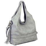 The Amia Hobo - Light Grey - Ampere Creations