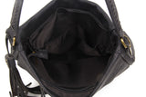 The Andi Braided Stitch Hobo - Black - Ampere Creations