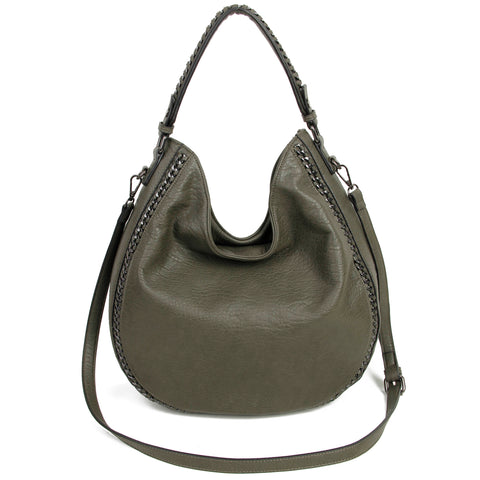 The Dana Hobo Crossbody - Sage - Ampere Creations