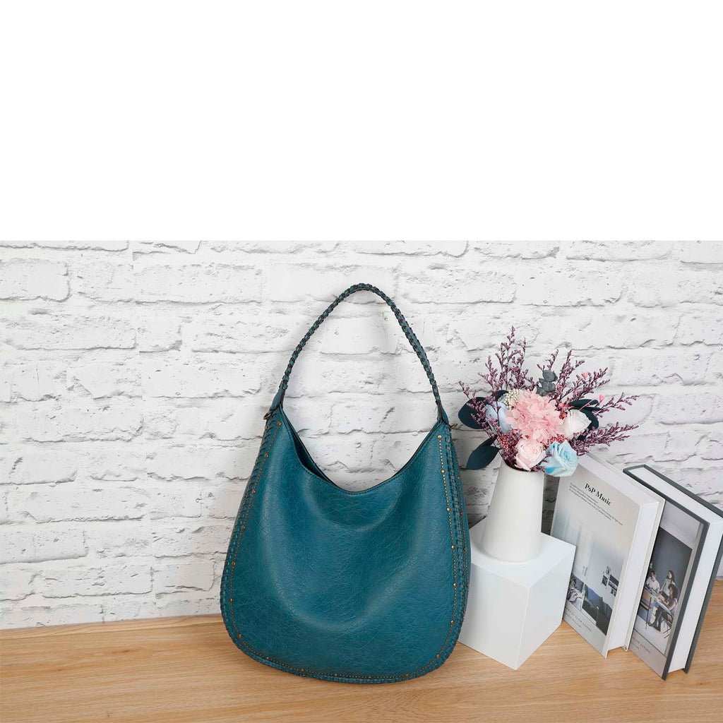 Teal hobo bag sale