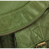 The Annabell Messenger Crossbody - Army Green - Ampere Creations