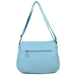 The Annabell Messenger Crossbody - Baby Blue - Ampere Creations