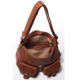 The Annabell Messenger Crossbody - Brown - Ampere Creations