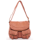 The Annabell Messenger Crossbody - Peach - Ampere Creations