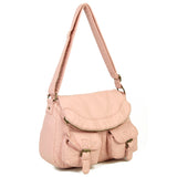 The Annabell Messenger Crossbody - Petal Pink - Ampere Creations