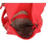 The Annabell Messenger Crossbody - Poppy Red - Ampere Creations