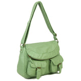 The Annabell Messenger Crossbody - Seafoam Green - Ampere Creations