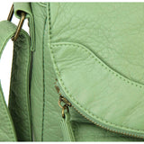 The Annabell Messenger Crossbody - Seafoam Green - Ampere Creations