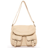 The Annabell Messenger Crossbody - Taupe - Ampere Creations