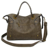 The Ali Satchel - Khaki - Ampere Creations