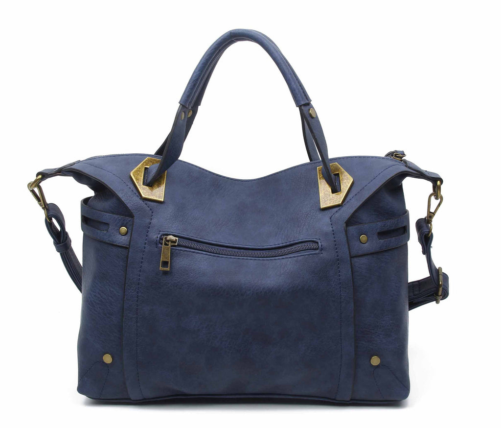 The Ali Satchel - Blue – Ampere Creations