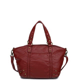 The Patty Tote - Burgundy - Ampere Creations