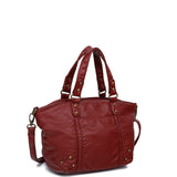 The Patty Tote - Burgundy - Ampere Creations