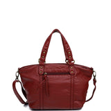 The Patty Tote - Burgundy - Ampere Creations