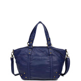 The Patty Tote - Navy Blue - Ampere Creations