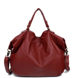 The Laurel Satchel - Burgundy - Ampere Creations