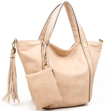 The Amelie Tote - Beige - Ampere Creations