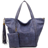 The Amelie Tote - Blue - Ampere Creations