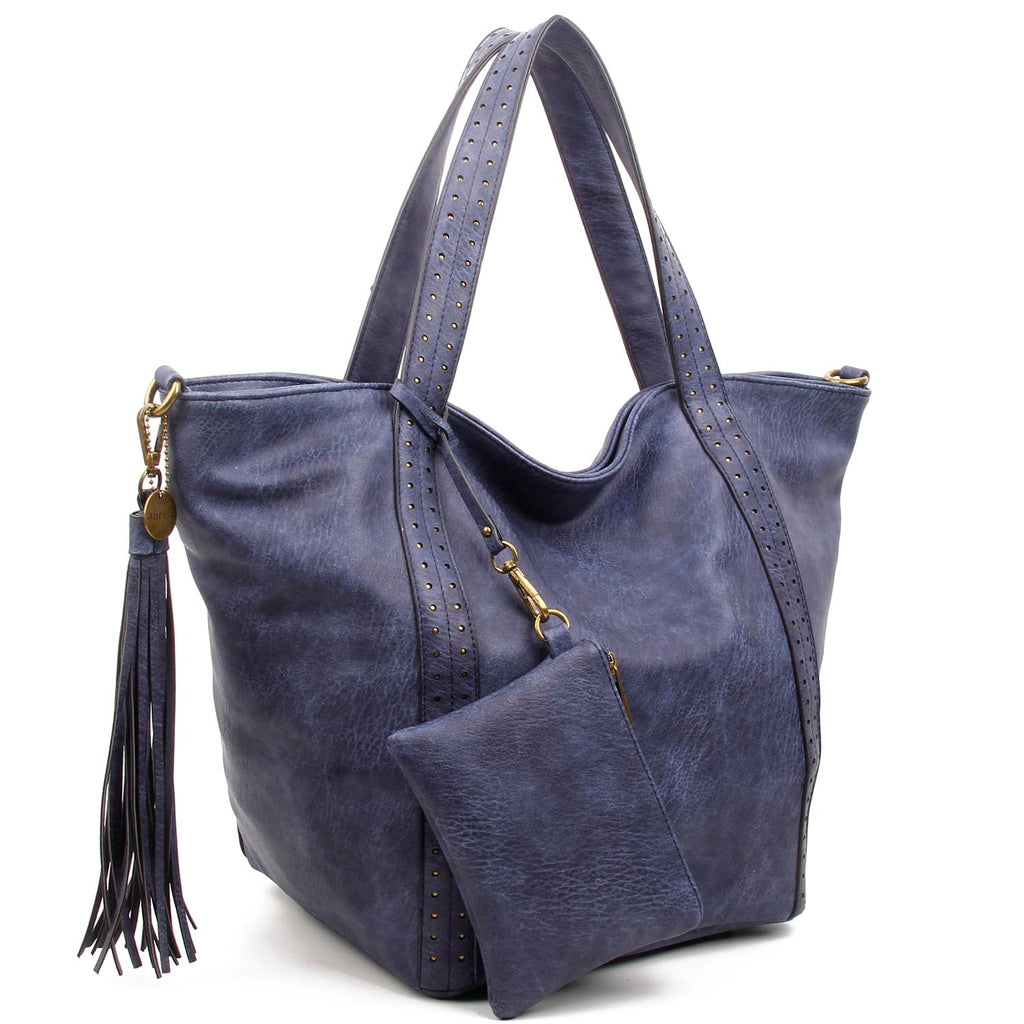 The Amelie Tote - Blue – Ampere Creations