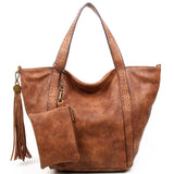 The Amelie Tote - Brown - Ampere Creations