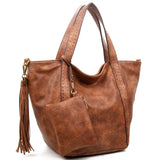 The Amelie Tote - Brown - Ampere Creations