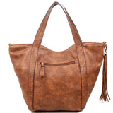 The Amelie Tote - Brown - Ampere Creations