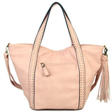 The Amelie Tote - Pastel Pink - Ampere Creations
