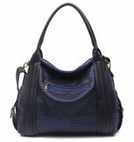 The Anna Tote Hobo - Blue - Ampere Creations