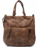 The Addison Tote - Brown - Ampere Creations