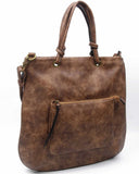 The Addison Tote - Brown - Ampere Creations