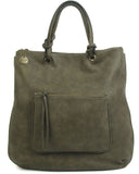 The Addison Tote - Khaki - Ampere Creations