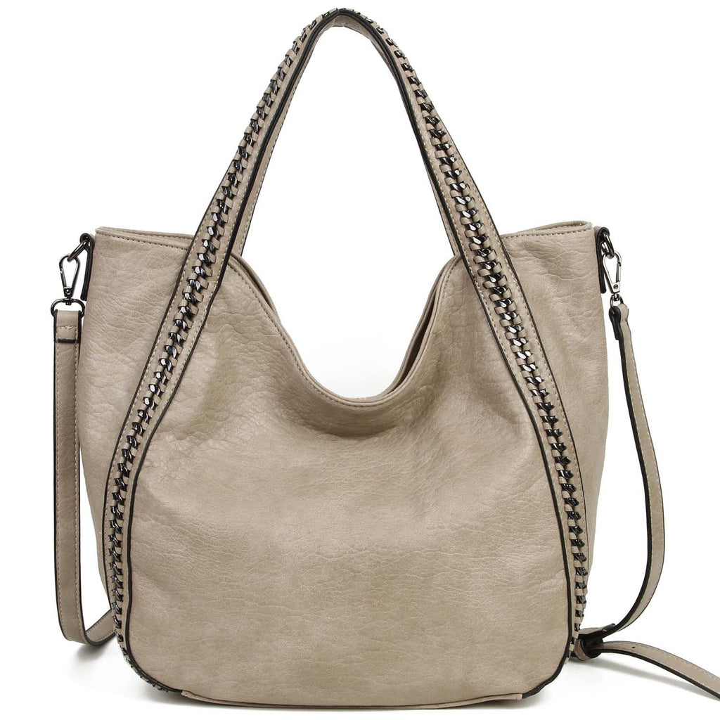 The Daphne Tote - Taupe - Ampere Creations