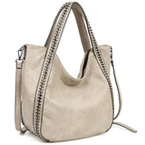 The Daphne Tote - Taupe - Ampere Creations