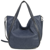 The Daphne Tote - Navy Blue - Ampere Creations