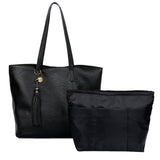 The Lucia Tote - Black - Ampere Creations