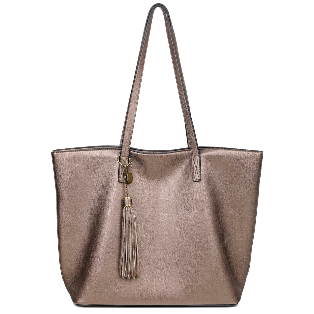 The Lucia Tote - Bronze - Ampere Creations