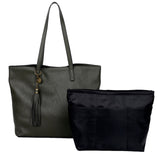 The Lucia Tote - Olive - Ampere Creations