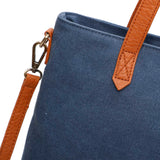 The Katrina Canvas Tote - Deep Sea Blue