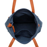 The Katrina Canvas Tote - Deep Sea Blue