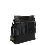 June Fringe Tote - Light Brown