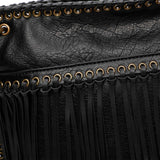 June Fringe Tote - Light Brown