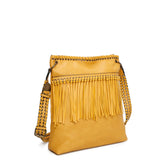 June Fringe Tote - Mustard