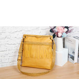 June Fringe Tote - Mustard